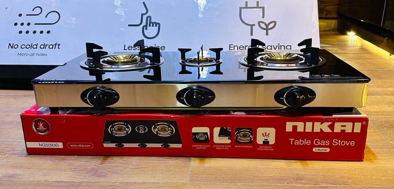 NIKAI GAS COOKER 3plats