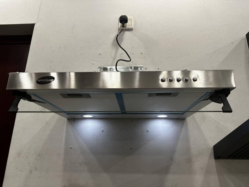 HOMEBASE 60x60cm Stainless Steel Range Hood