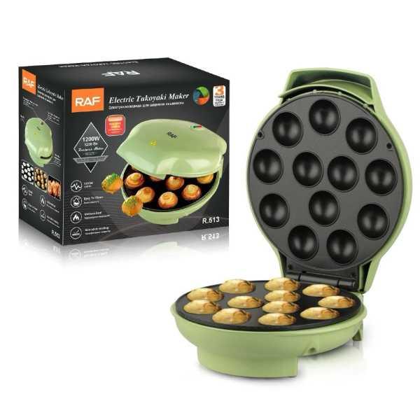 RAF Vitumbua Maker R513 – 12-Slot Electric Non-Stick Cooker (1200W)