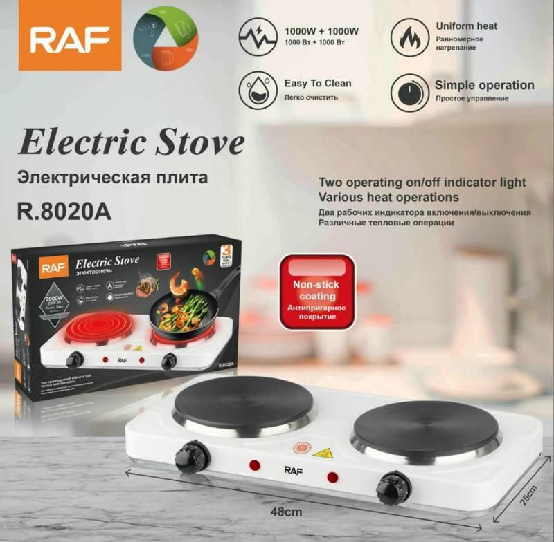 RAF Electric Stove Double Plate – R8020A