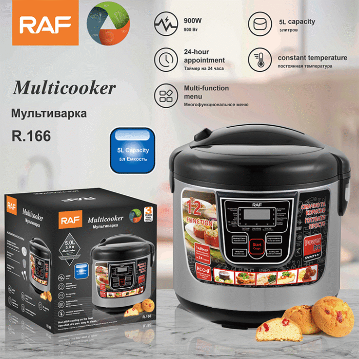 RAF MULTICOOKER 5L R166B