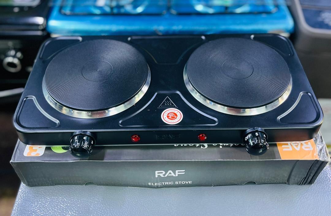 RAF Electric Stove R2080AB – Double Burner