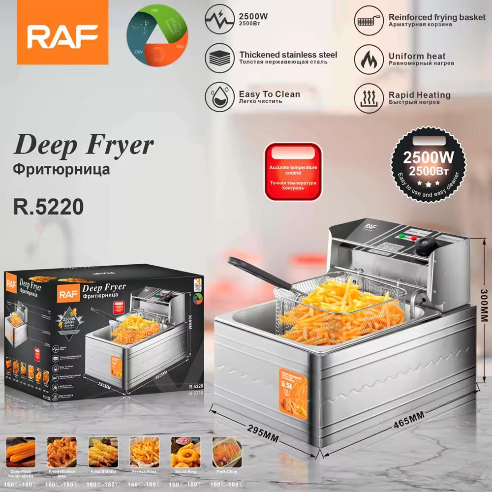 Tunzaa - RAF Deep Fryer R.5220 – 5.5L