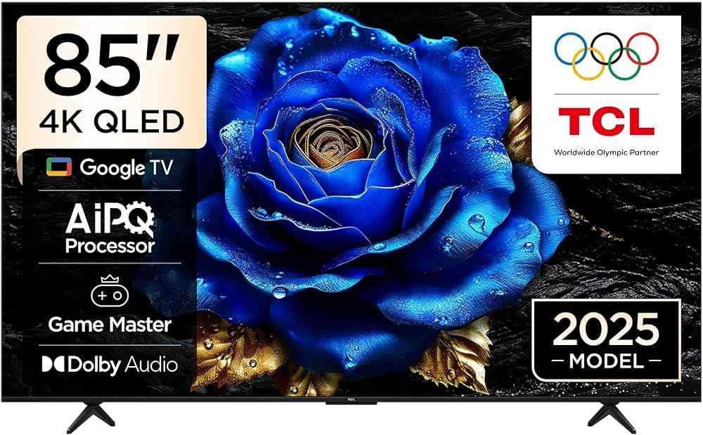 TCL 85T6C Television 85 Inch Smart TV 4K QLED