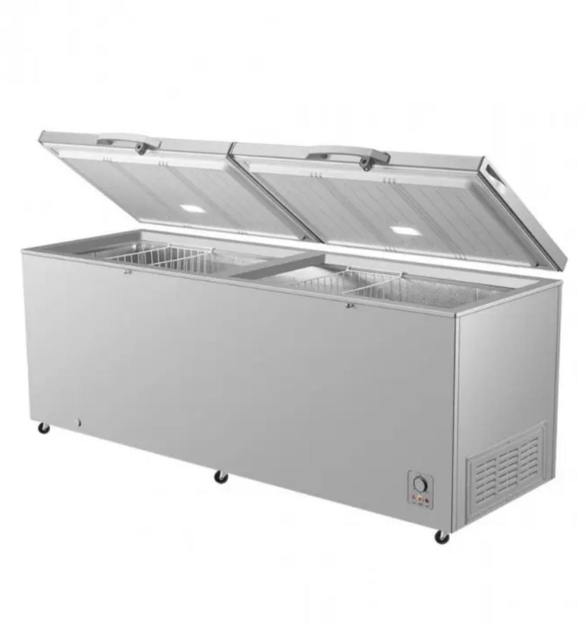 Hisense 701L Double Door Chest Freezer | Titanium Silver (Model No: H910CFS)  (701 Liters)