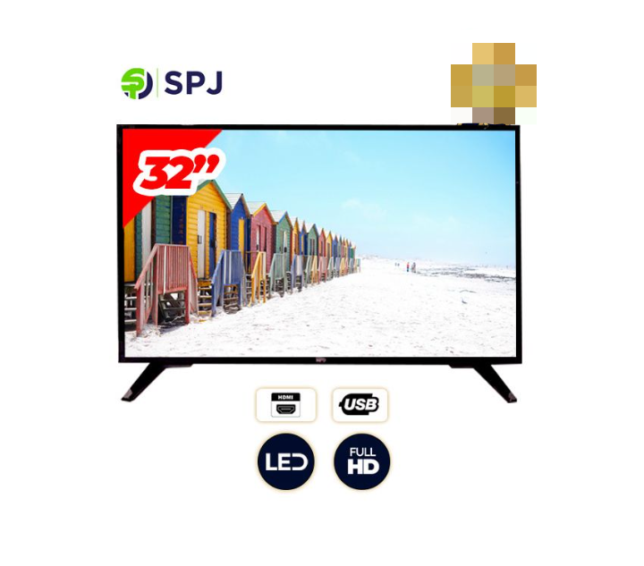 SPJ 32" HD LED TV Frameless LEDBLS-32IA006