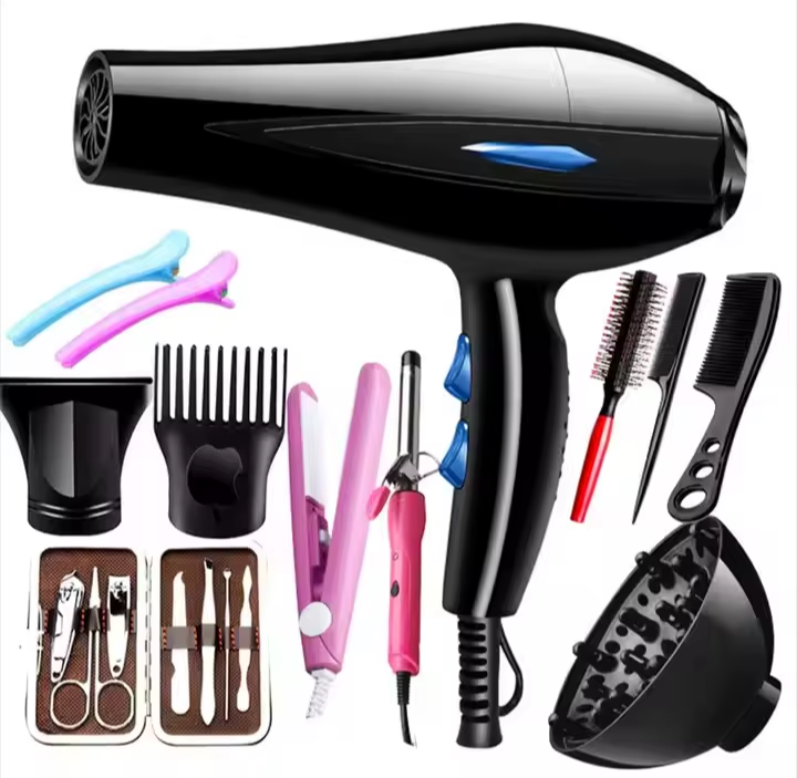 Hair dryer personal care kit