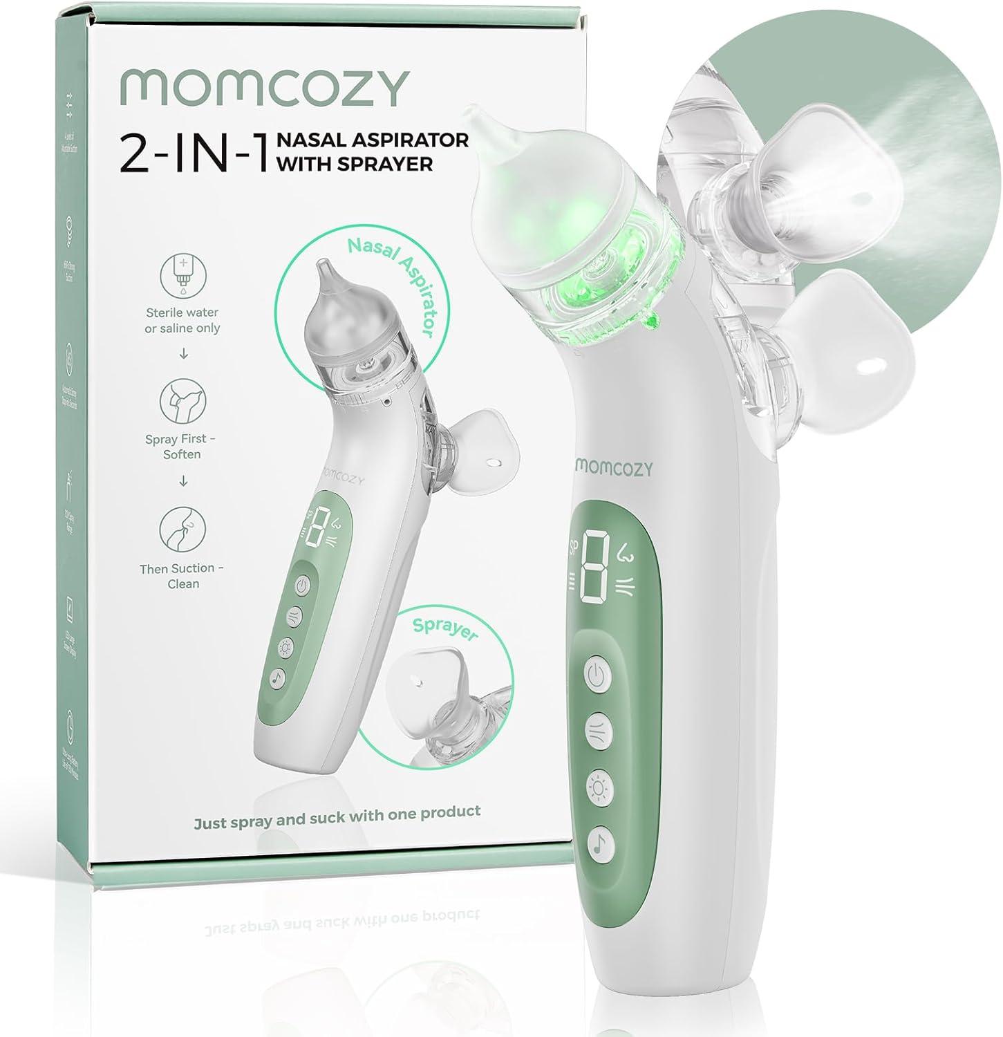 Momcozy BreezyClear™ 2-in-1 Electric Nasal Aspirator for Baby