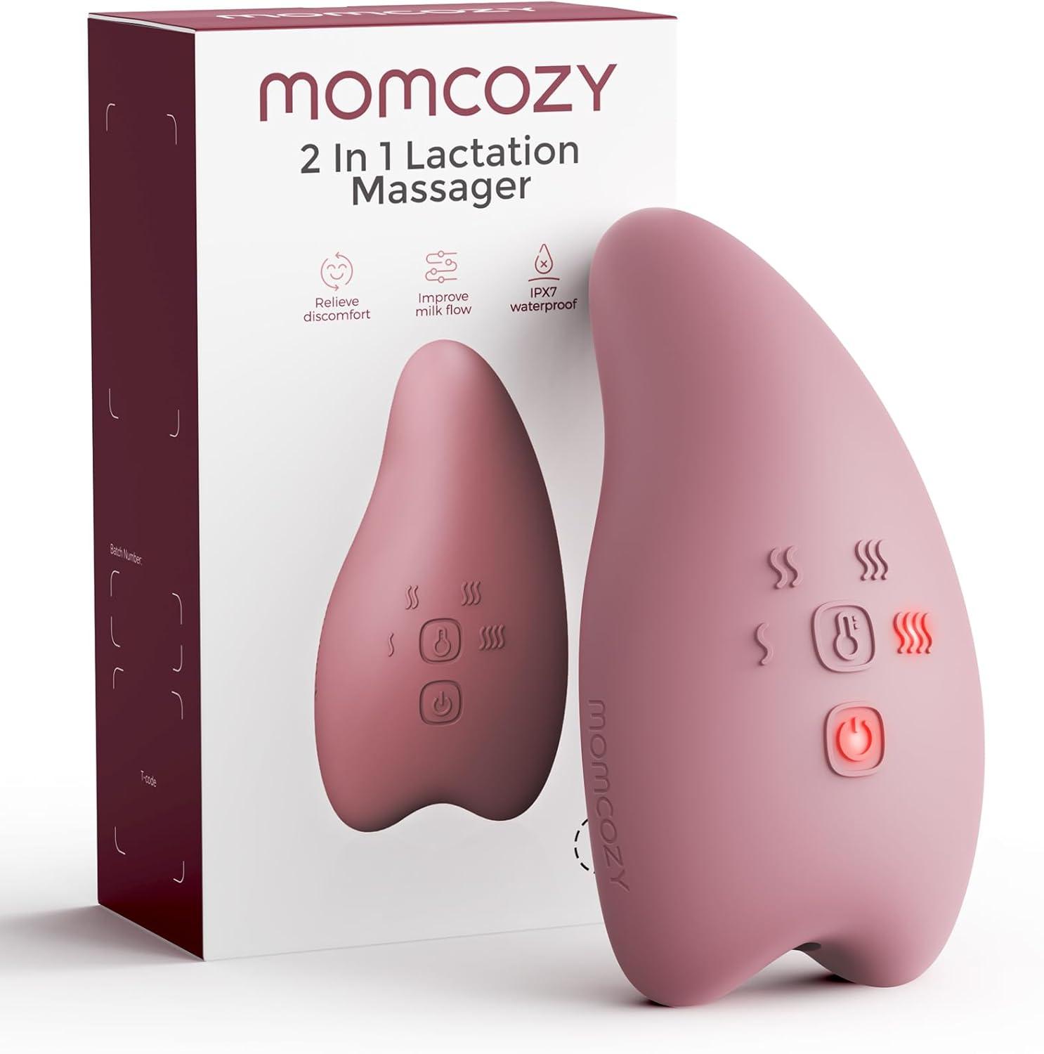 Momcozy A1Pro Lactation Massager, Deep Vibration & Rapid Heating