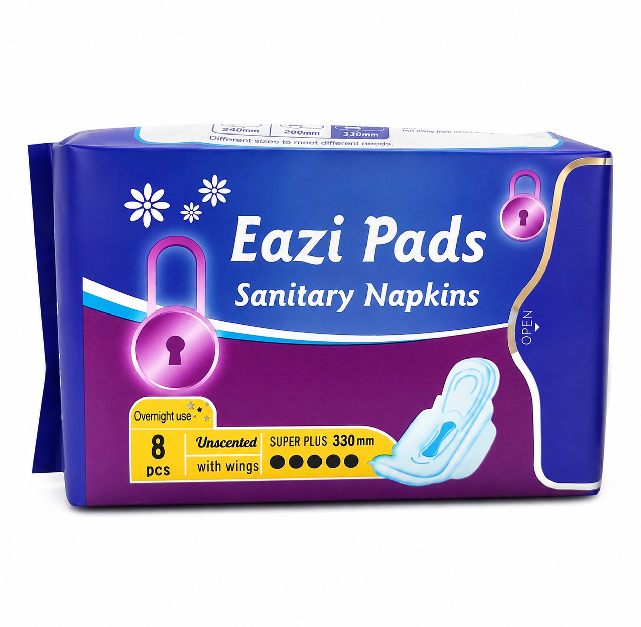 Eazi Pads Sanitary Napkins (330mm) (1 Pack)