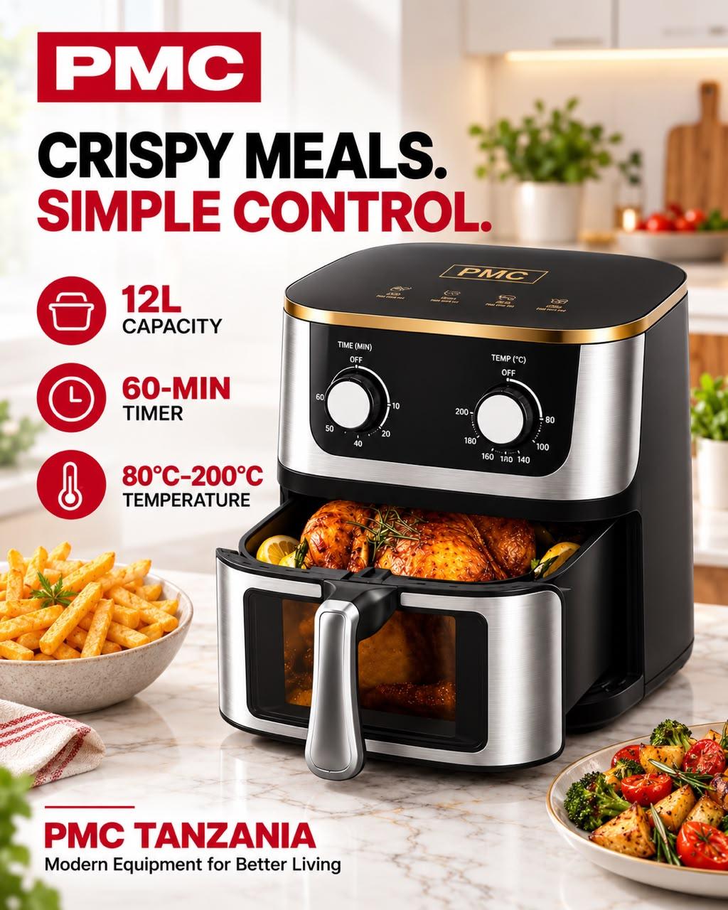 PMC-MANUAL AIR FRYER – 12L