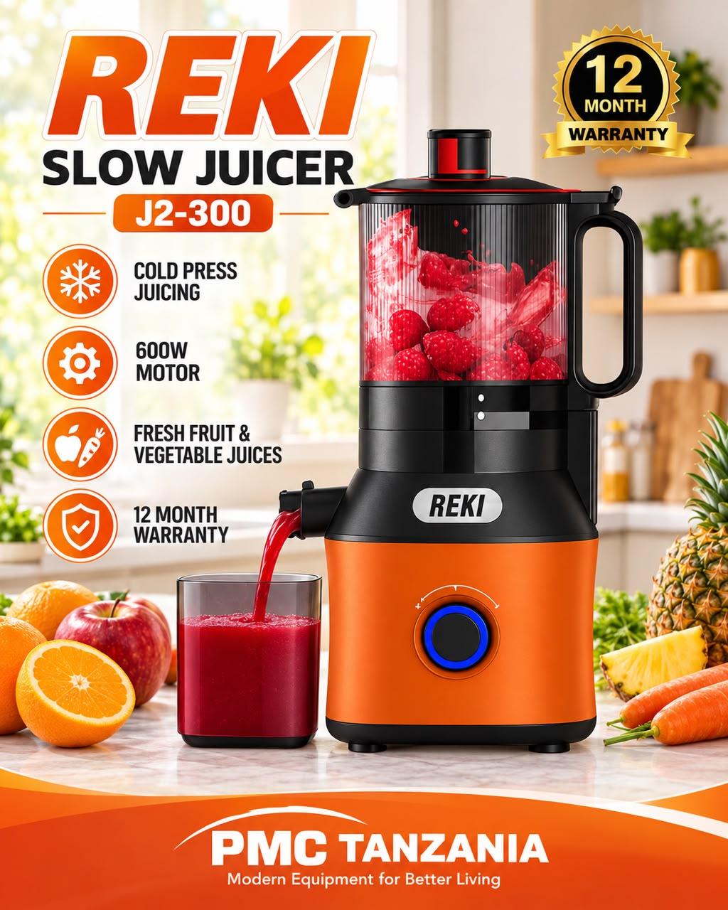 REKI-MASHINE YA KUKAMUA JUISI TARATIBU J2-300